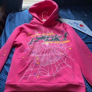 Pink Graphic Hoodie